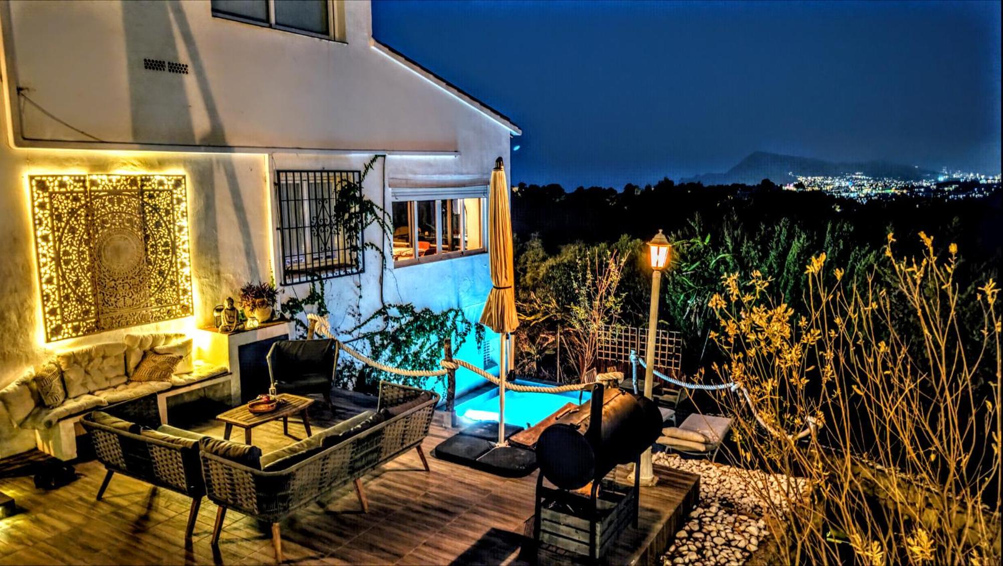 Villa Altea Moderna Vistas Panoramicas Eksteriør bilde